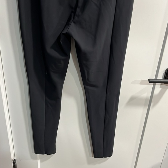 Athleta Pants Stellar Tight Black Side Zippers Stretch Knit Skinny Pant EUC - Picture 11 of 13